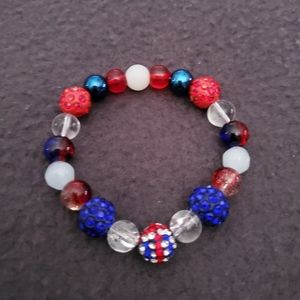 Handmade 4th of July Bracelet